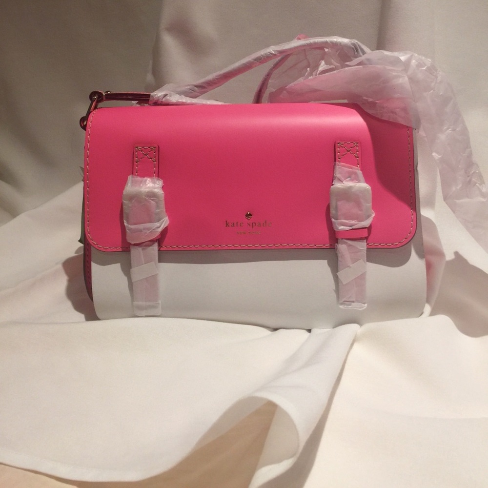 NWT kate spade - essex scout crossbody : hot pink